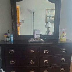 Expresso Color Dresser And Night Stand