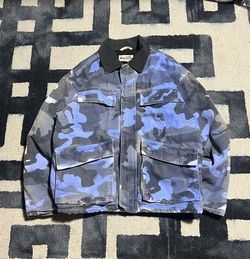 Stussy Jacket Camo Blue Outerwear Call Of Duty 