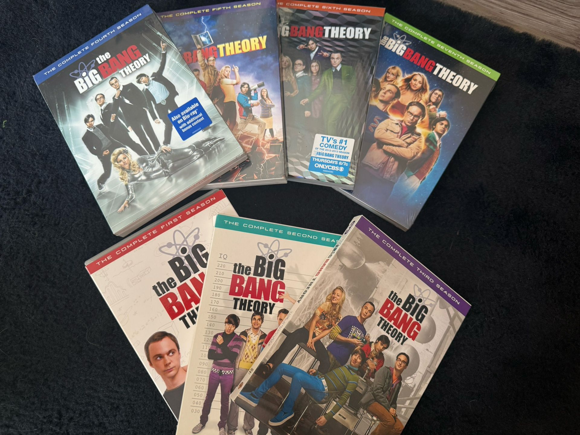 Big Bang Theory DVD Sets Seasons 1-7