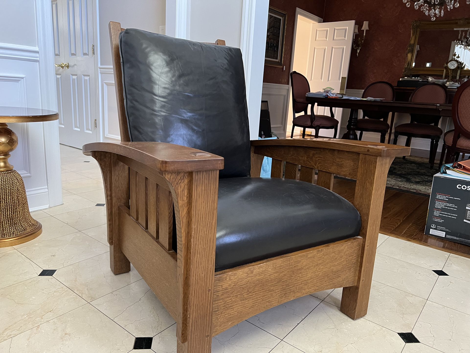 Stickley Morris Chair And Ottoman 
