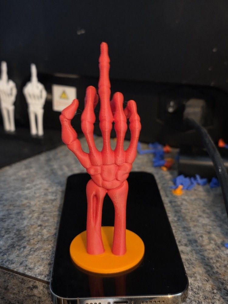 Ai Generated 3d Printed Middle Finger 