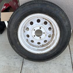 ST205/75D15 Trailer Tire And Rim