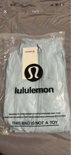 Lululemon Define Jacket and Leggings Set - Blue - Size 6