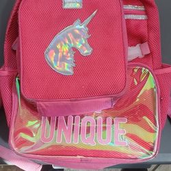 Backpack With Lunch Pail