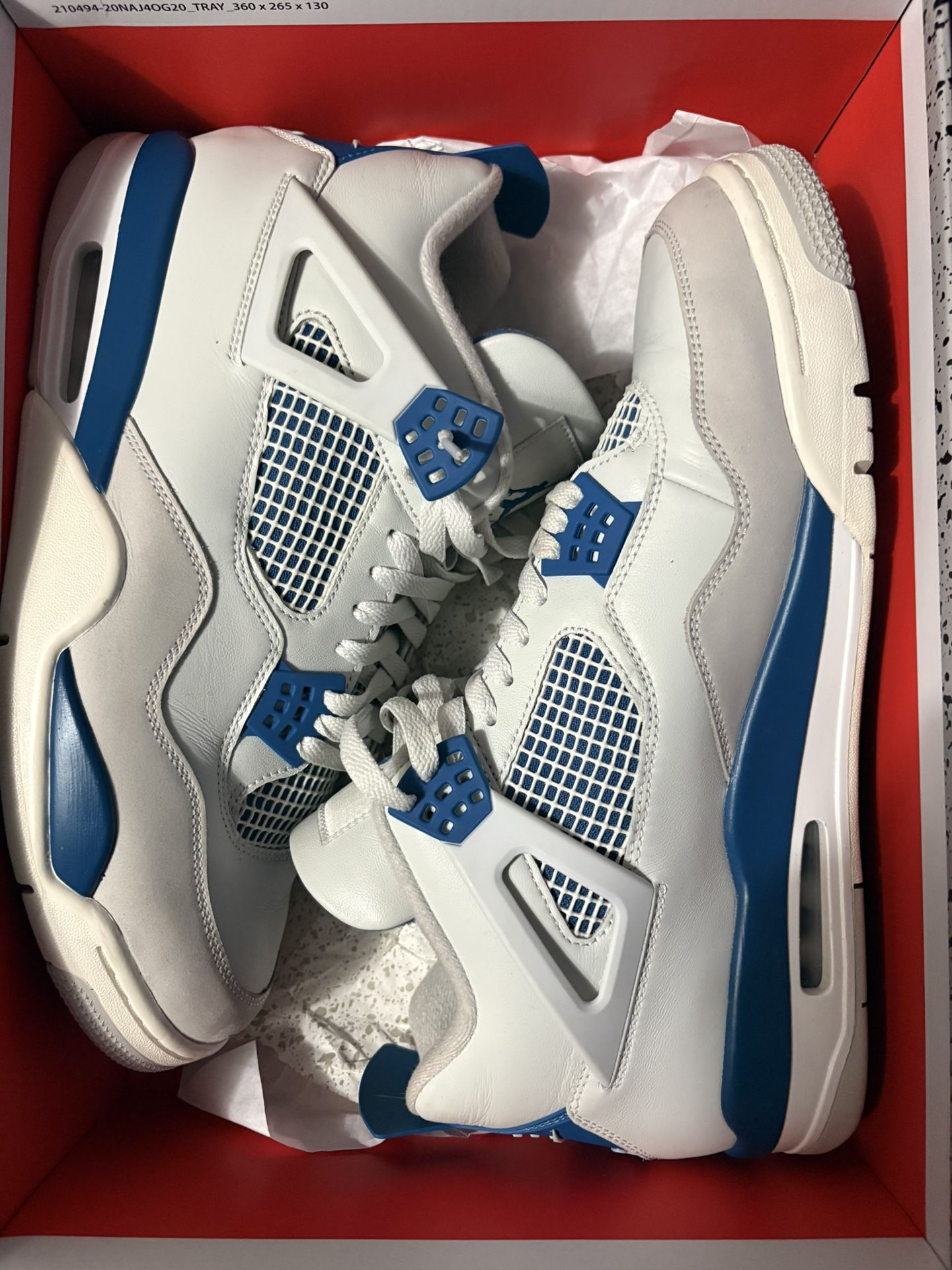 Jordan 4 Retro Military Blue (2024) Size 13