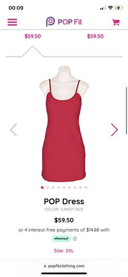 Red Pop Fit Dress