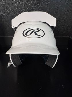 Brand New with tags - Rawlings RX2 Glossy White Batting Helmet (Junior)