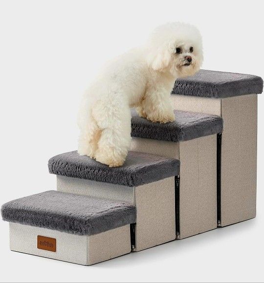 C0ZY KISS Storage Dog Stairs for Bed