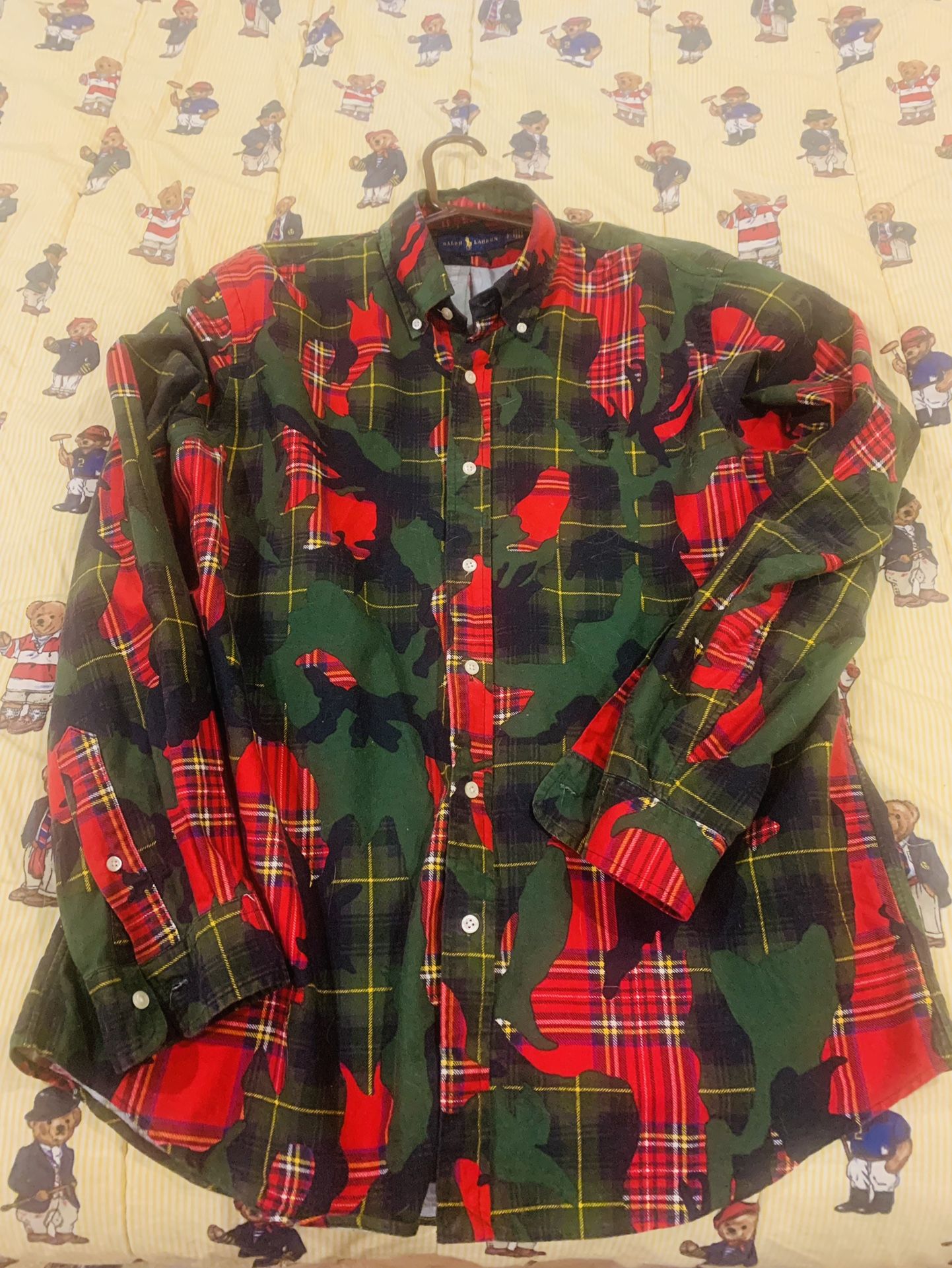 Polo Ralph Lauren Camouflage/Plaid Shirt