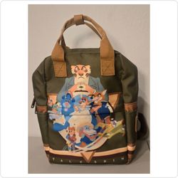 Loungefly Disney TaleSpin Canvas Mini Backpack – Olive Green Disney Afternoon Bag