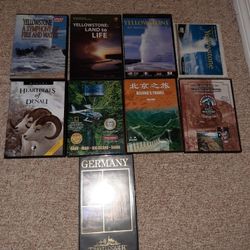 9 Travel DVD Lot