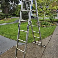 Ladder-Heavy Duty 7'-14' Adjustable 