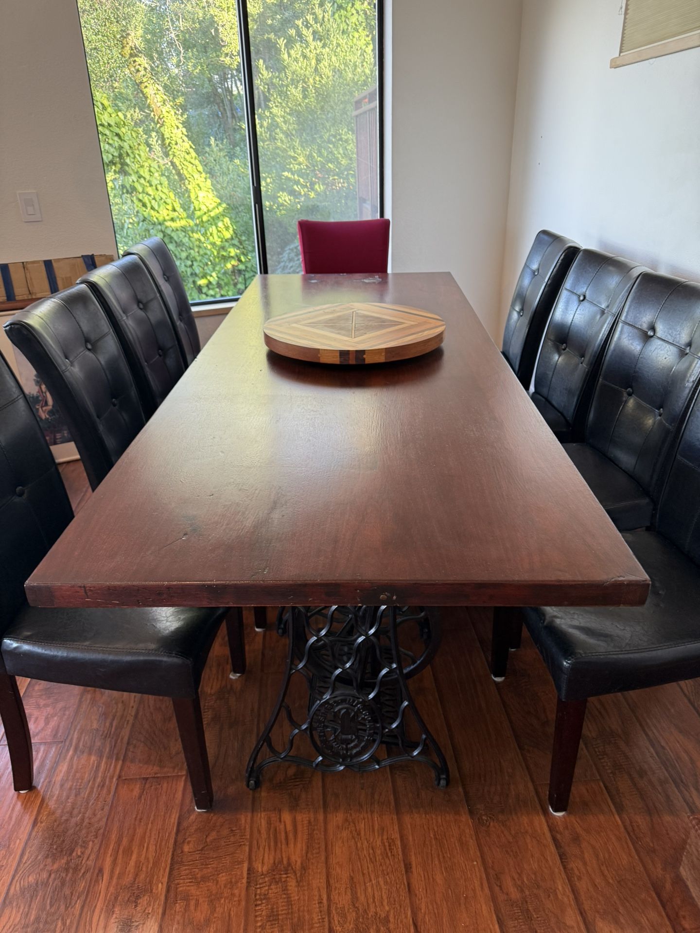 Dining Table Solid Old Growth Redwood