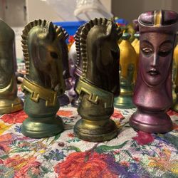 Personalized Custom Ceramic Chess sets 