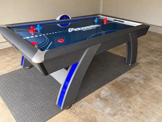 Atomic Air Hockey Table with LED Lights