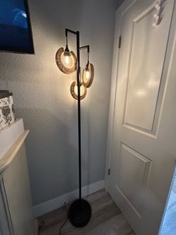 Boho floor lamp