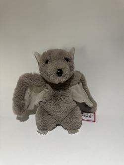 Douglas Cuddle Toys Mini Flappie gray plush bat stuffed animal