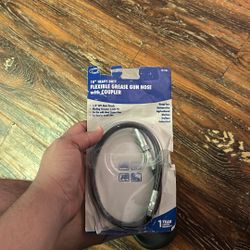 Flexible Grease Gun Hose With Coupler 