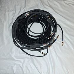 RCA Wire AND Plugs  24carat Plated