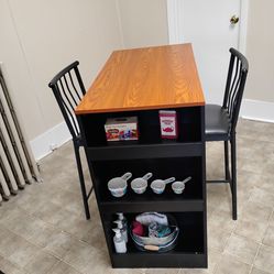Counter height kitchenette