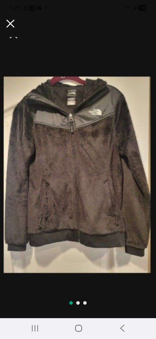 Northface Fleece Jacket Hooded Small