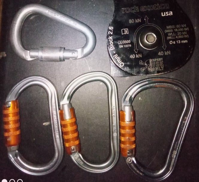 Petzl Am'D Triact-Lock Carabiner For Climbing Etc