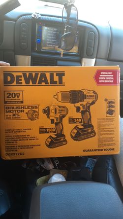 Dewalt 20v brushless drill/impact kit