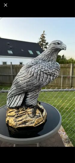 Large eagle statue