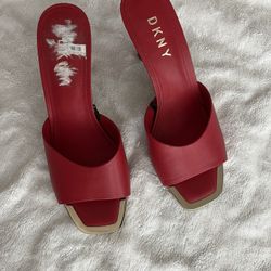 DKNY Red Heels