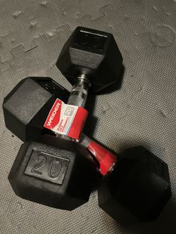 New 2x20 dumbbells, shipping same day