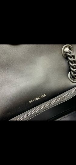 Black belenciaga purse