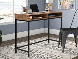 New Modern Wood and Metal Writing Desk