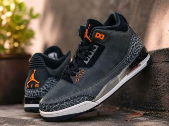 Nike Air Jordan 3 Retro Fear Pack GS 7Y Women’s 8.5 DM0967-080 w/ Box
