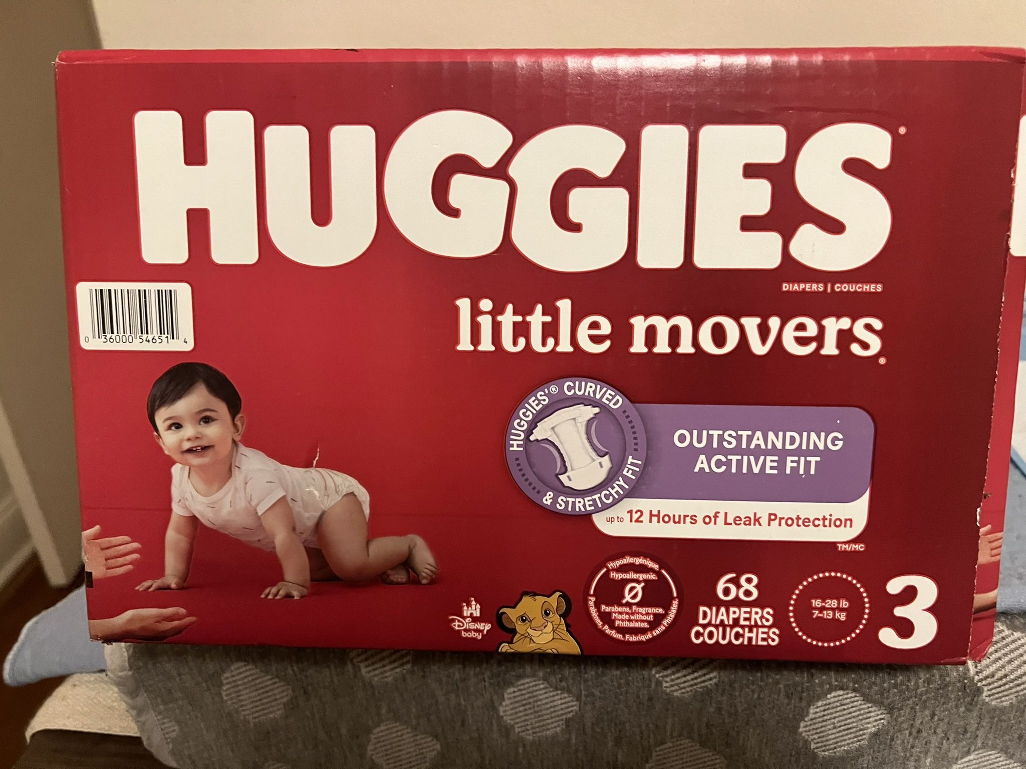Huggies Little Movers Size 3 - 68 Count