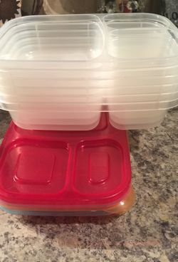 6 3 compartment containers