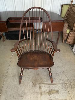 Vintage Hoop Back Windsor Arm Chair