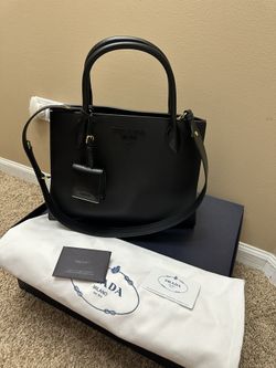 Prada Black Monochrome Cuir