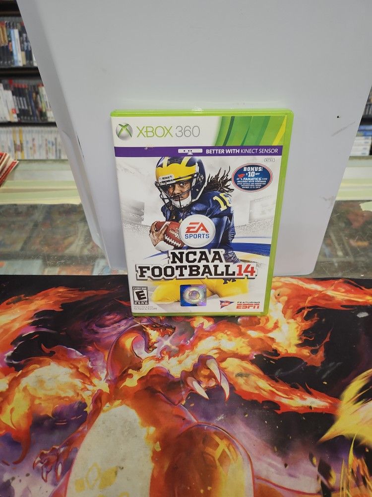 NCAA Football 14 (Microsoft Xbox 360, 2013) Tested Working