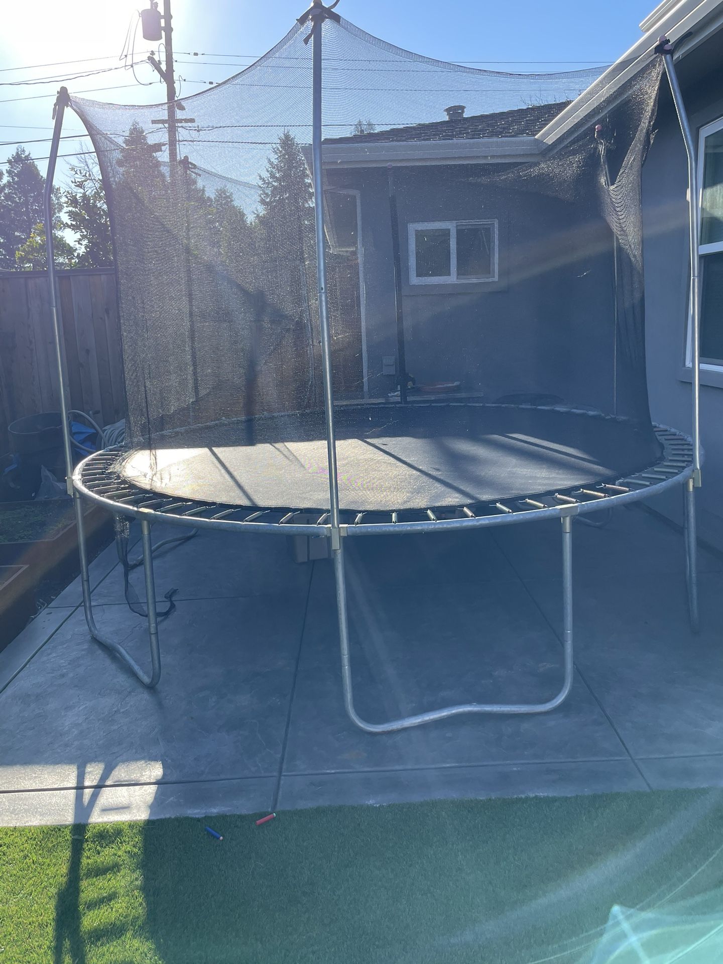 Skywalker Trampoline 12ft With Ladder. Used But Will Include Brand New Net