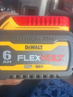 Dewalt flexvolt 6AH 20v/60v