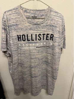Hollister Men’s Cream Logo Tshirt, size Xl
