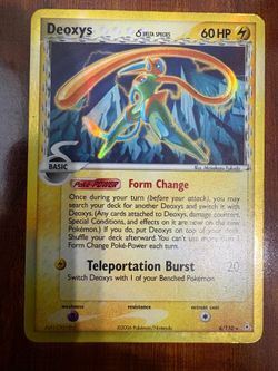 Pokemon Deoxys Delta Species 6/110 Holon Phantoms Reverse Rare Holo HP