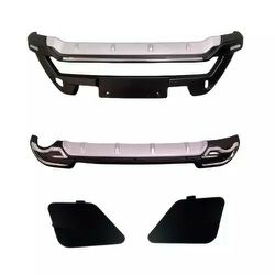 FOR 2016-2019 TOYOTA RAV4 FRONT REAR BUMPER BOARD GUARD PROTECTOR W/ TOW HOOK 