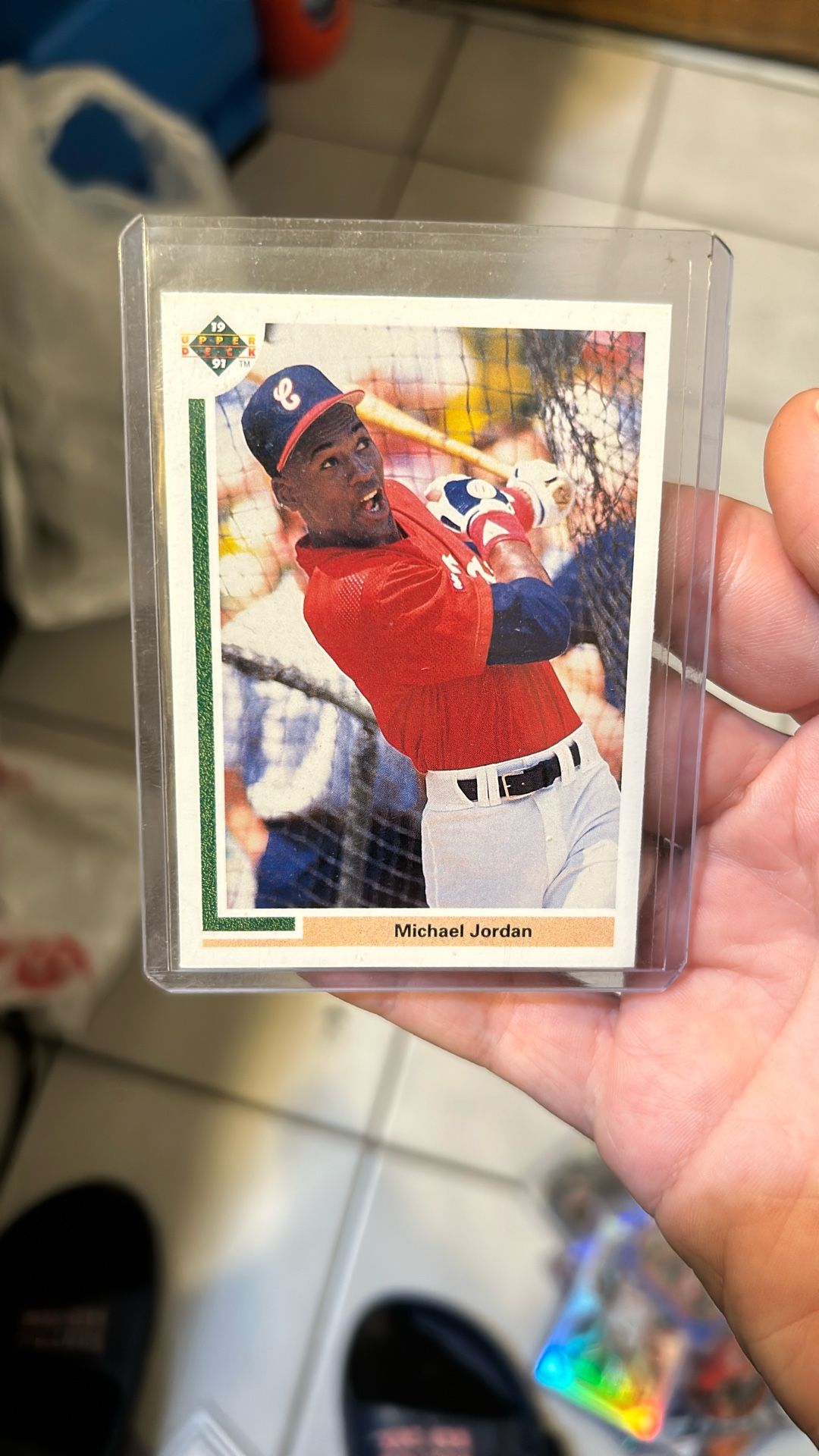 Michael Jordan ROOKIE CARD REAL 90'S AUTHENTIC SP BASEBALL ORIGINAL Upper Deck