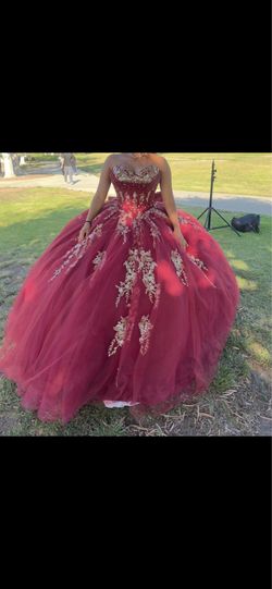 Burgundy Quince Dress