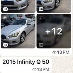 2015 Infiniti Q50 3,7 