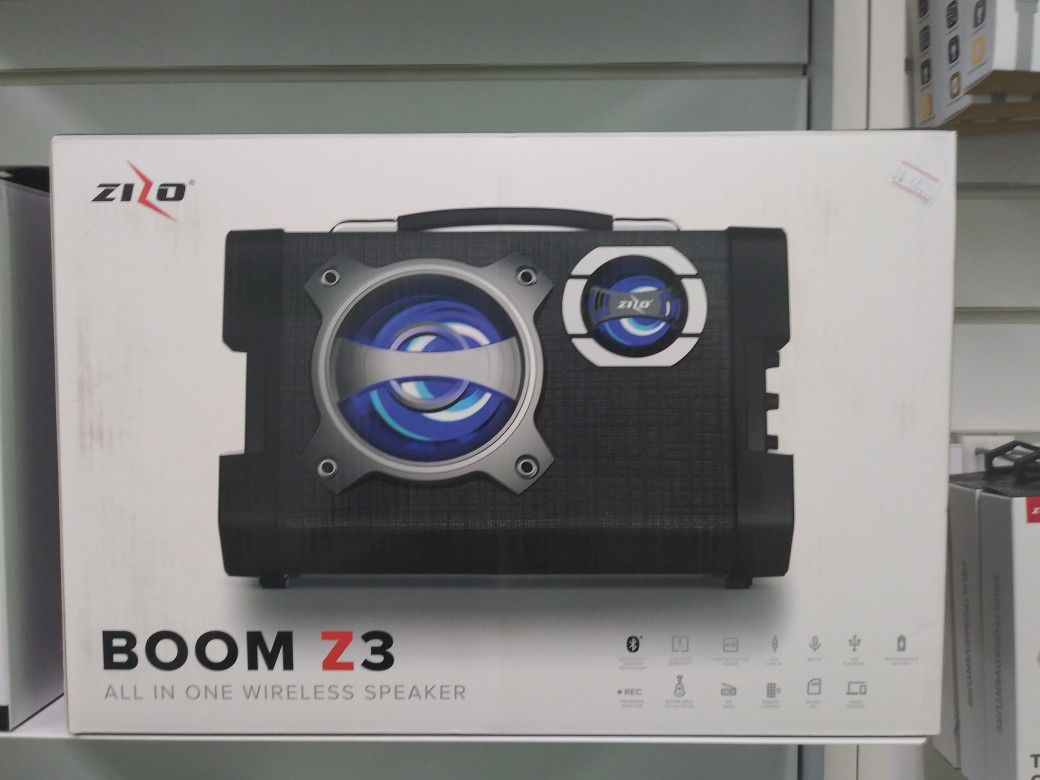 Zizo Boom Z3 Portable Wireless Bluetooth Speaker
