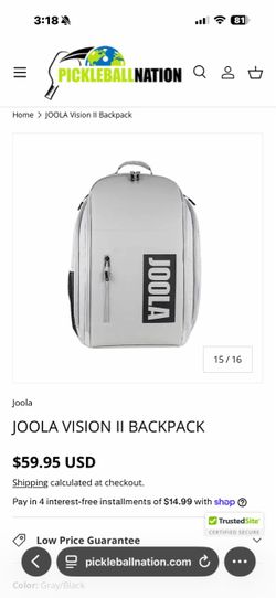 Joola backpack