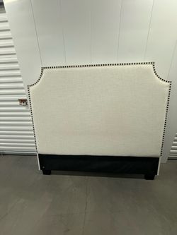 Queen Casper mattress w/ bed frame and Headboard.