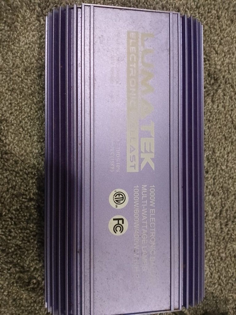 Lumatek Dimmable E-Ballast HPS/MH 1000W/600W/400W